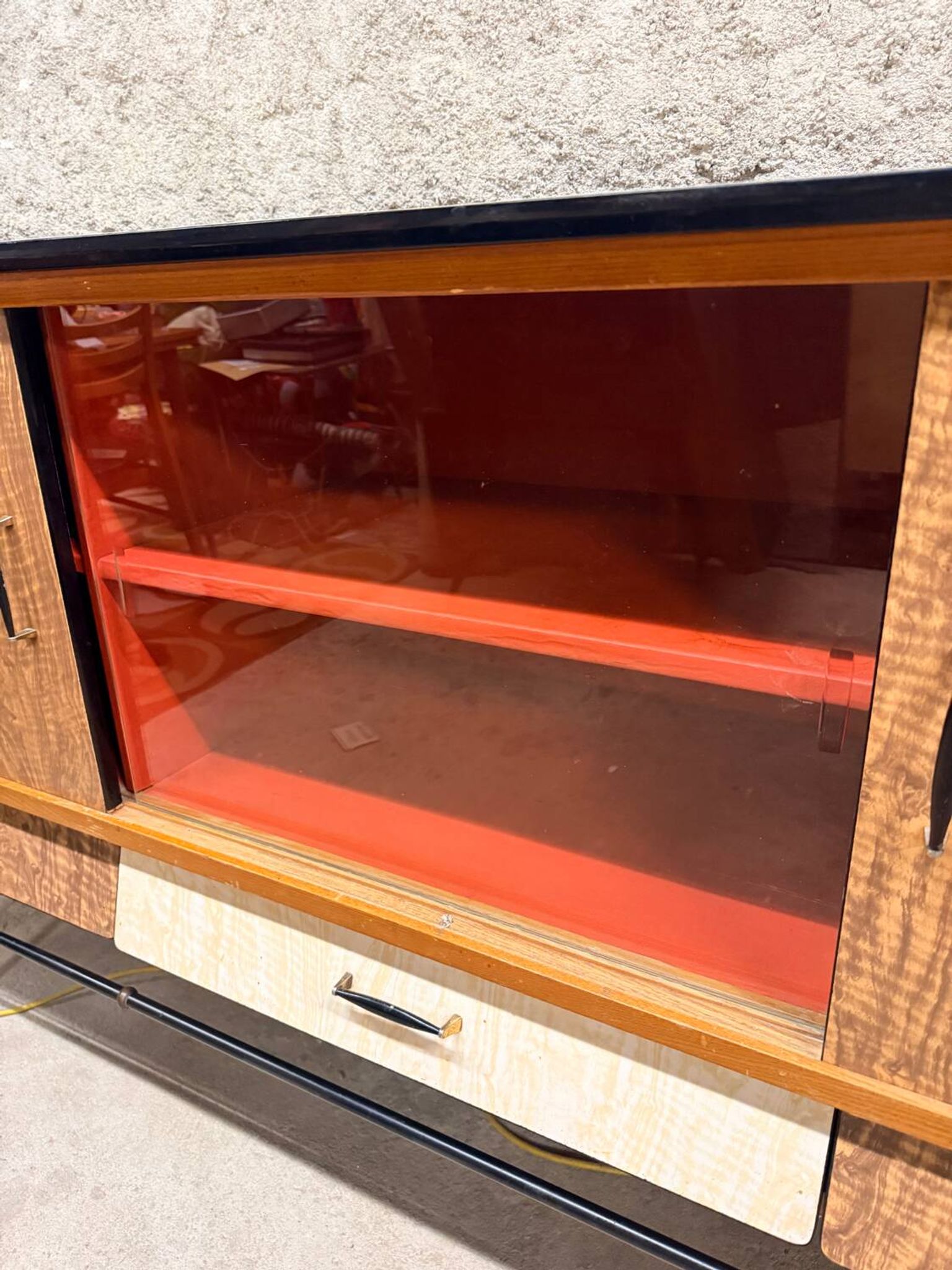 Vintage Formica sideboard from the 1960s/70s, Scandinavian Midcentury modern