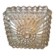 Square glass ceiling light: vintage