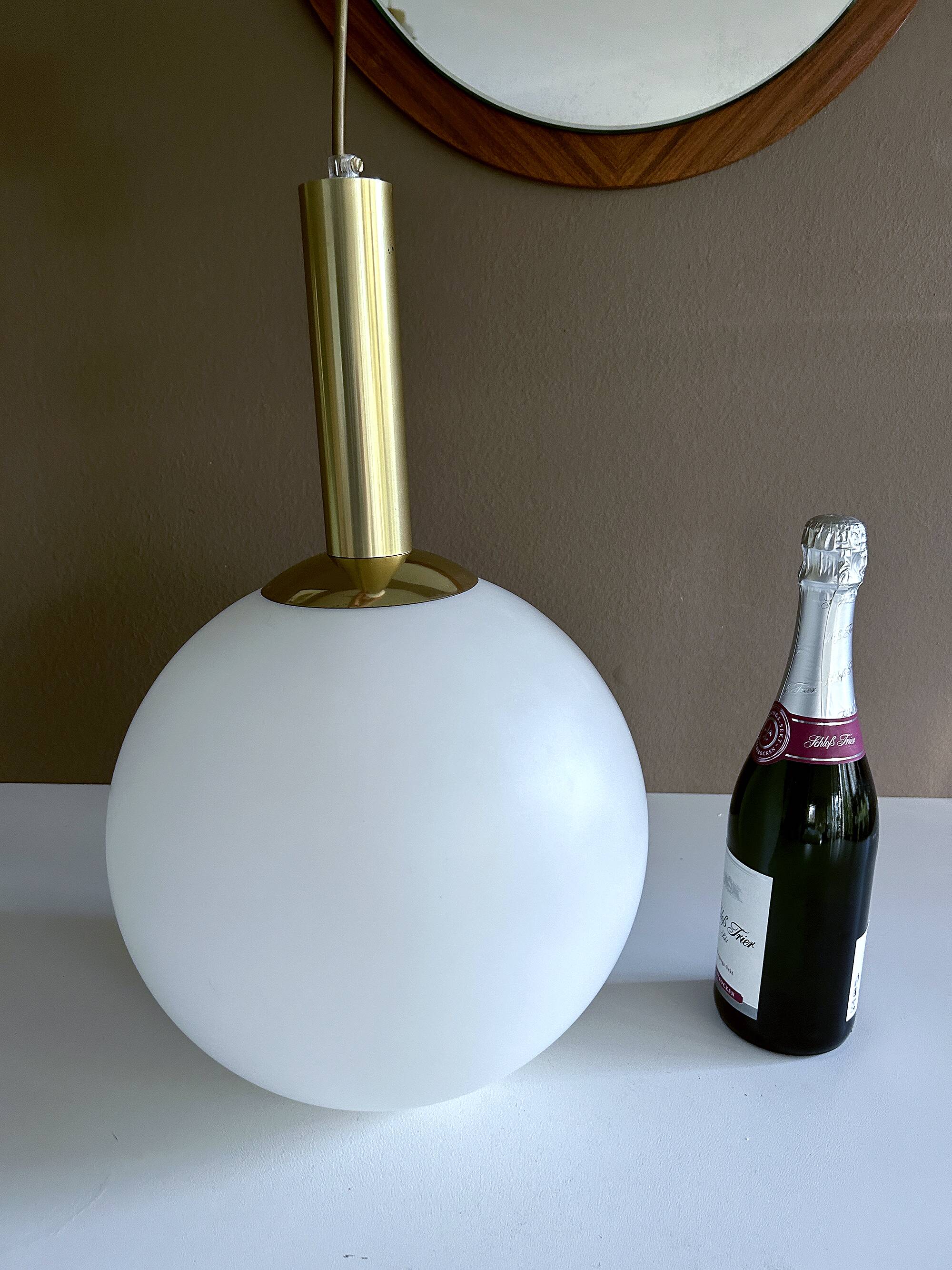 Large Mid Century Italian Pendant Lamp