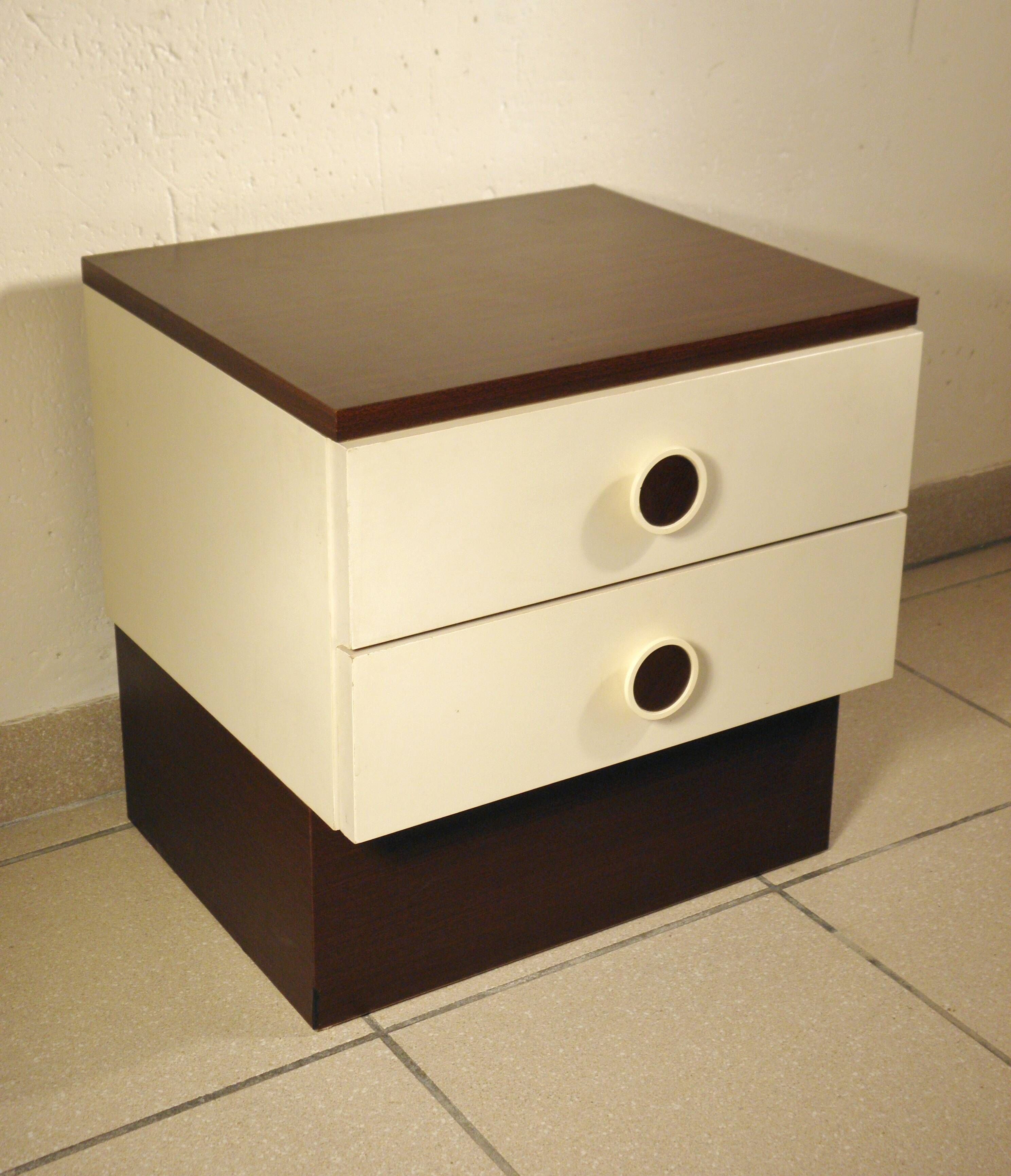Table de chevet Design années 70