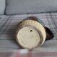 Vase vintage en barbotine en forme de pichet