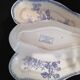 Part of a 25-piece Sarreguemines earthenware dinner service - Purple floral decoration