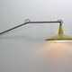 Yellow & grey Wim Rietveld 'Panama' wall lamp 4050 for Gispen 1955s Dutch design