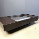 Table basse en laque vintage fabriquée en Italie, attribuée à Mario Sabot/Willy Rizzo.