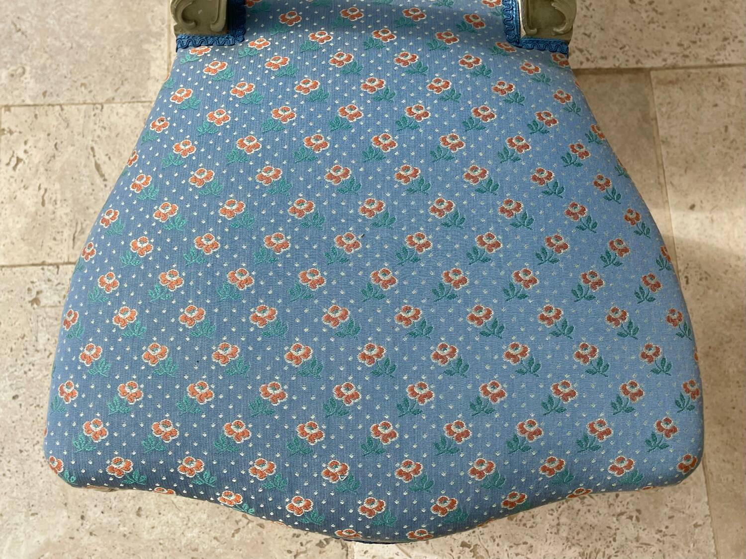 Set of 4 Louis XV style lacquered chairs