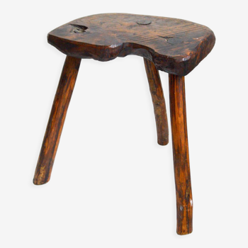 Tabouret de traite tripode