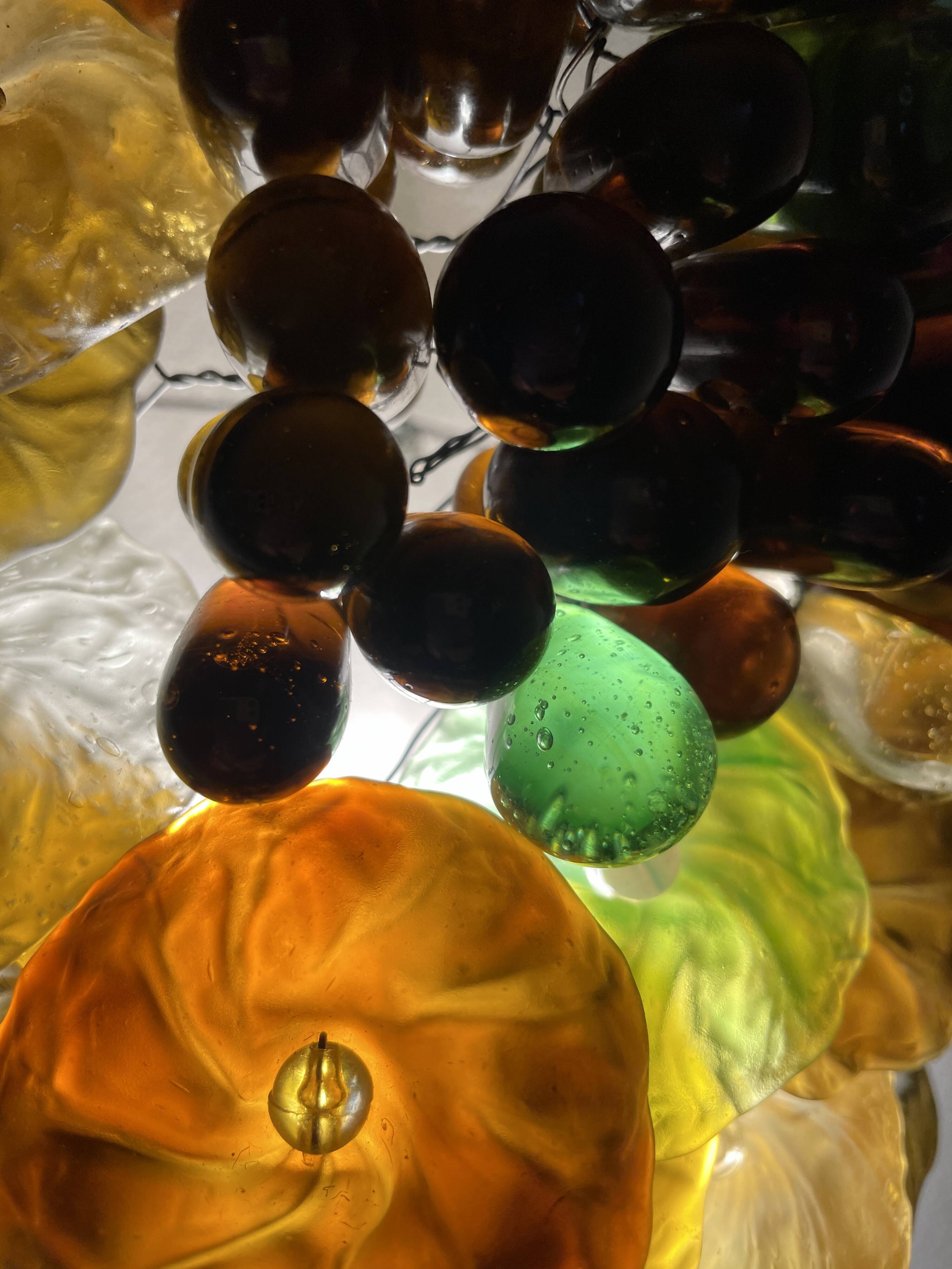 Art Nouveau wall light, Murano glass 1900