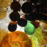 Art Nouveau wall light, Murano glass 1900