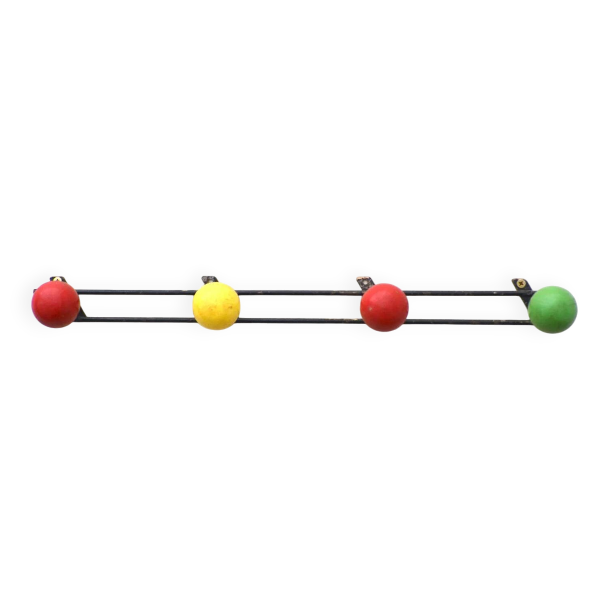 Retro ball wall-mounted coat rack