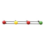 Retro ball wall-mounted coat rack