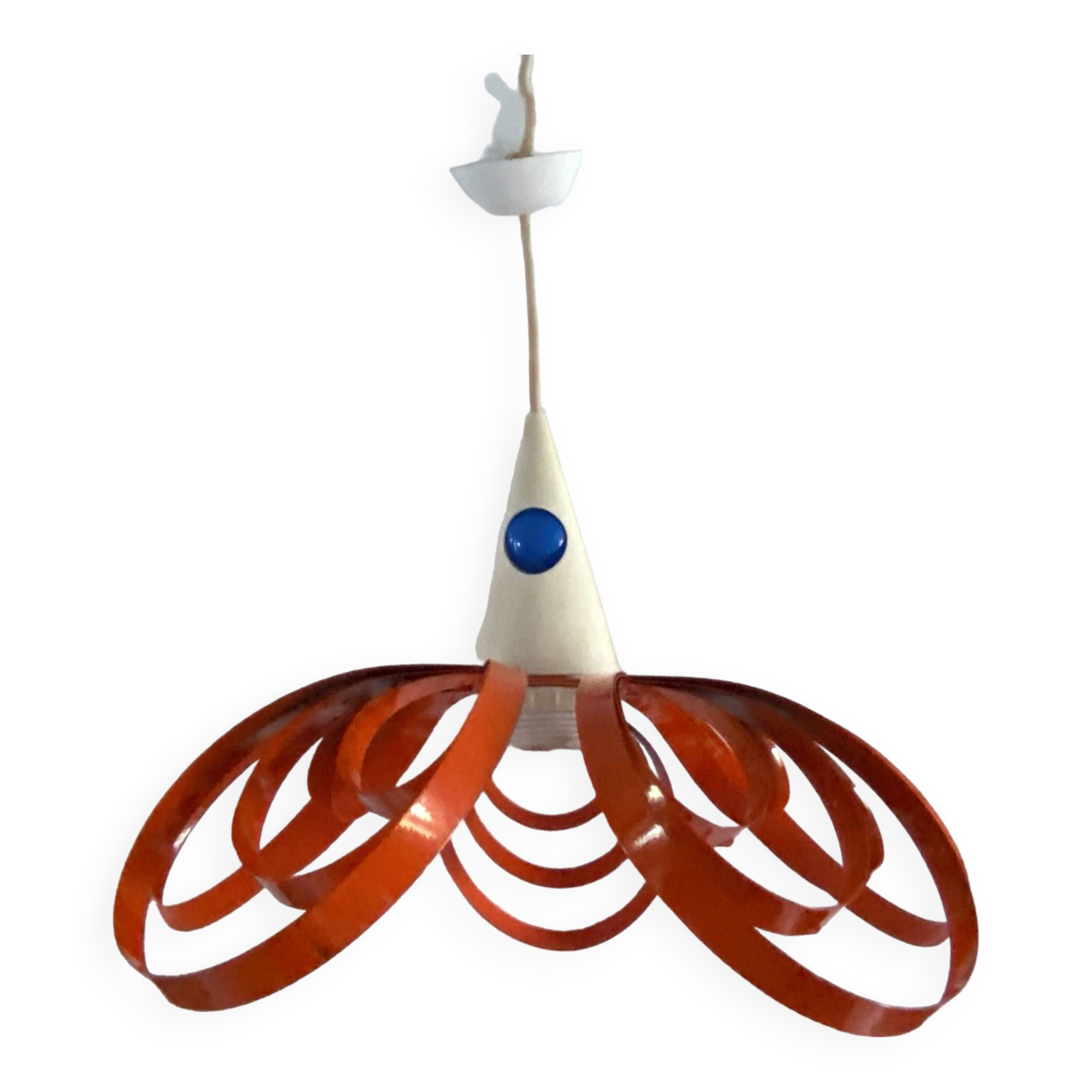 Scandinavian ceiling pendant lamp Space age Sputnik 70' vintage