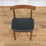 Mid-Century Teak Dining Table & Chairs by Hans Olsen for Frem Røjle, 1960s, Set of 5