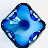 Vintage blue ashtray, Murano