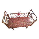 Lit en rotin pour enfant, 1960