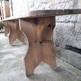 Pair of rustic benches 265 cm