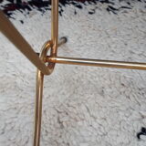 Floor lamp in gilded and opaline metal 50 years