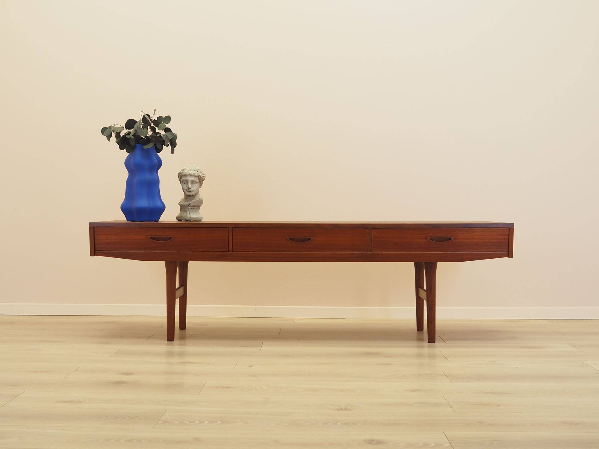 Teak lowboard, Danish design, 1960s, made in Denmark