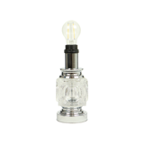 Lampe de table Ice Cube Peill Putzler Design Cristal Allemagne Années 70 Endommagé