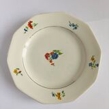 Set of 6 flat plates St Amand