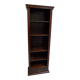 Antique oak open bookcase