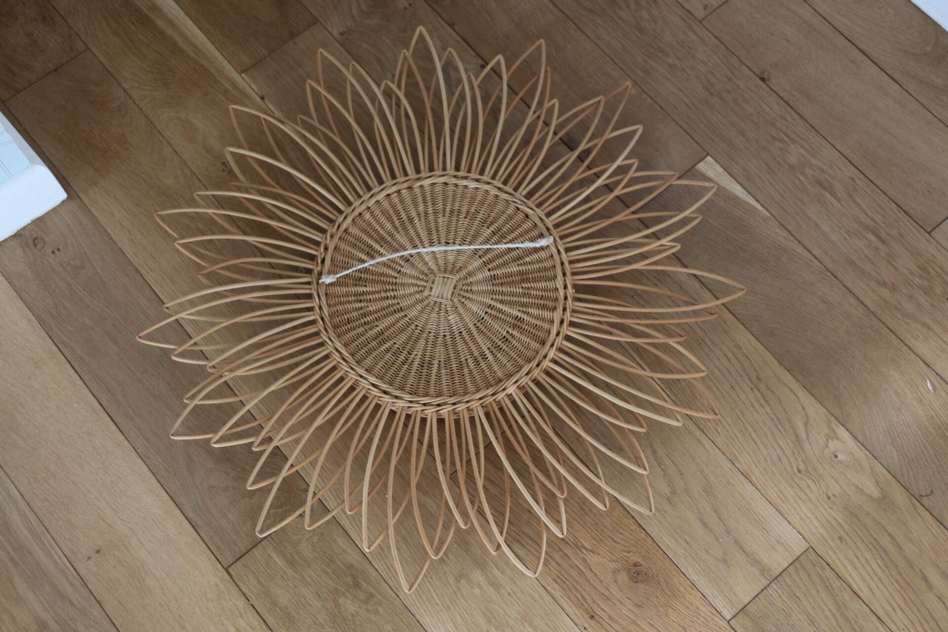 Rattan witch mirror 600mm