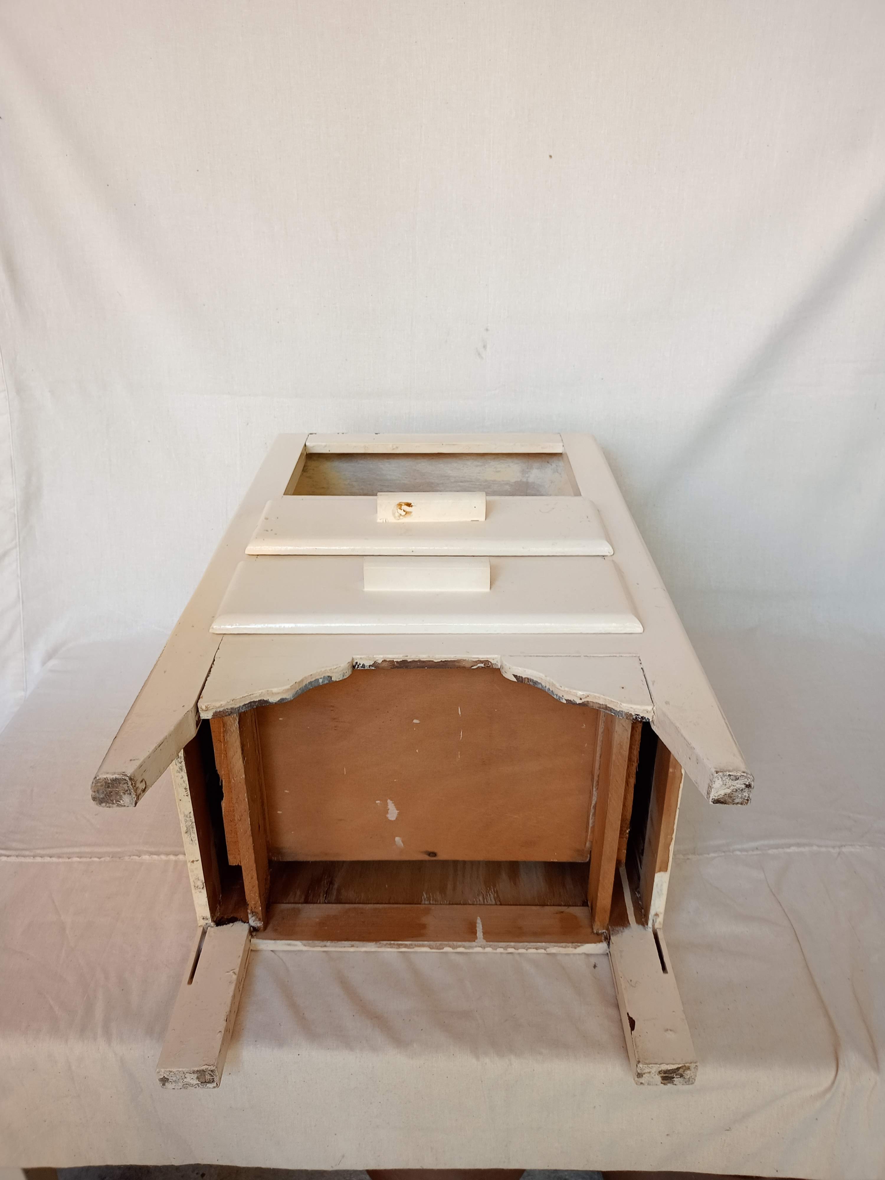 Old storage cabinet with two drawers