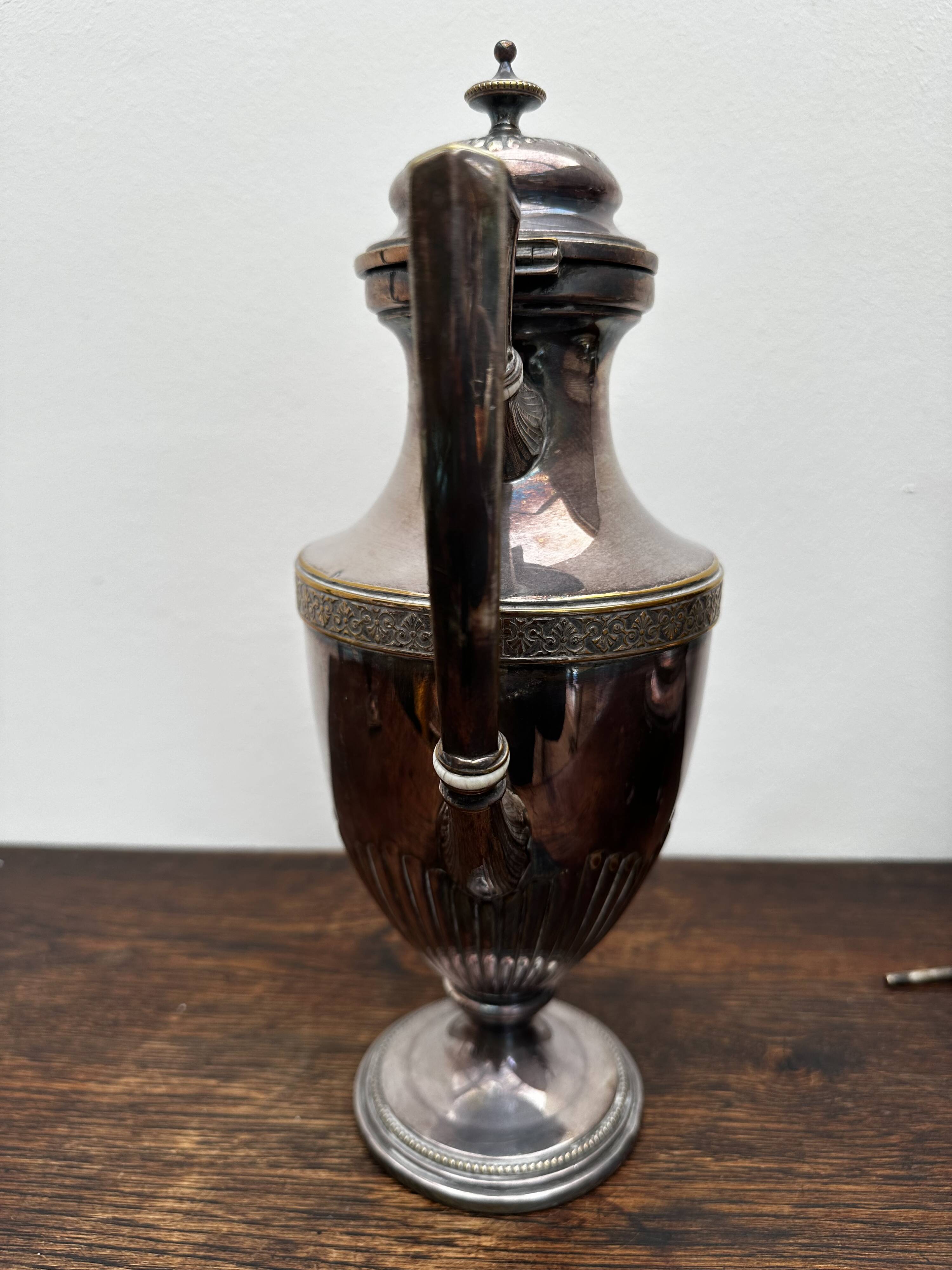 Silver-plated tea and coffee service from the Art Nouveau period