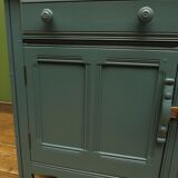 Vintage blue painted Ercol sideboard