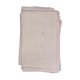 9 old linen towels with monogram in the center.