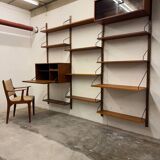 Vintage Scandinavian Teak Wall Unit by Poul Cadovius for Royal System, Cope