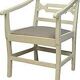 Fauteuil de style français shabby chic