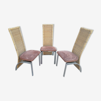 CHAIRS. VINTAGE. RATTAN