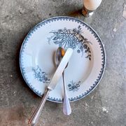 Sainte Amandinoise hollow plate in iron clay, "Margot" service