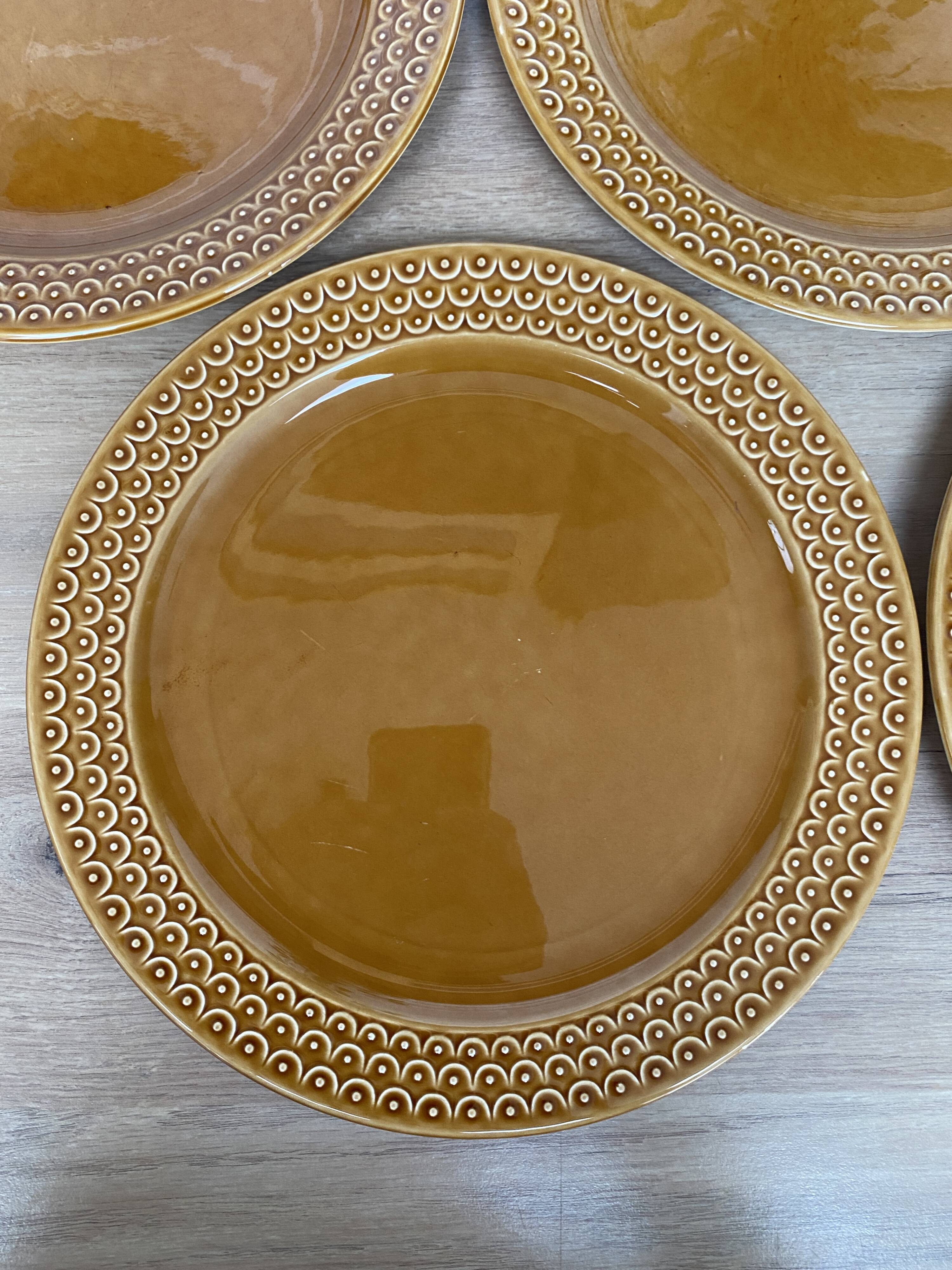 Set of 12 Pagnossin earthenware plates