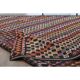 1970s vintage Turkish Oushak handmade wool cotton brown area rug 182x289