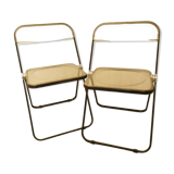 Chaises pliante en plexiglass