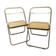 Plexiglass folding chairs