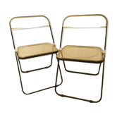 Chaises pliante en plexiglass