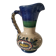 Earthenware pitcher with rustic floral decoration – 1950s-1970s