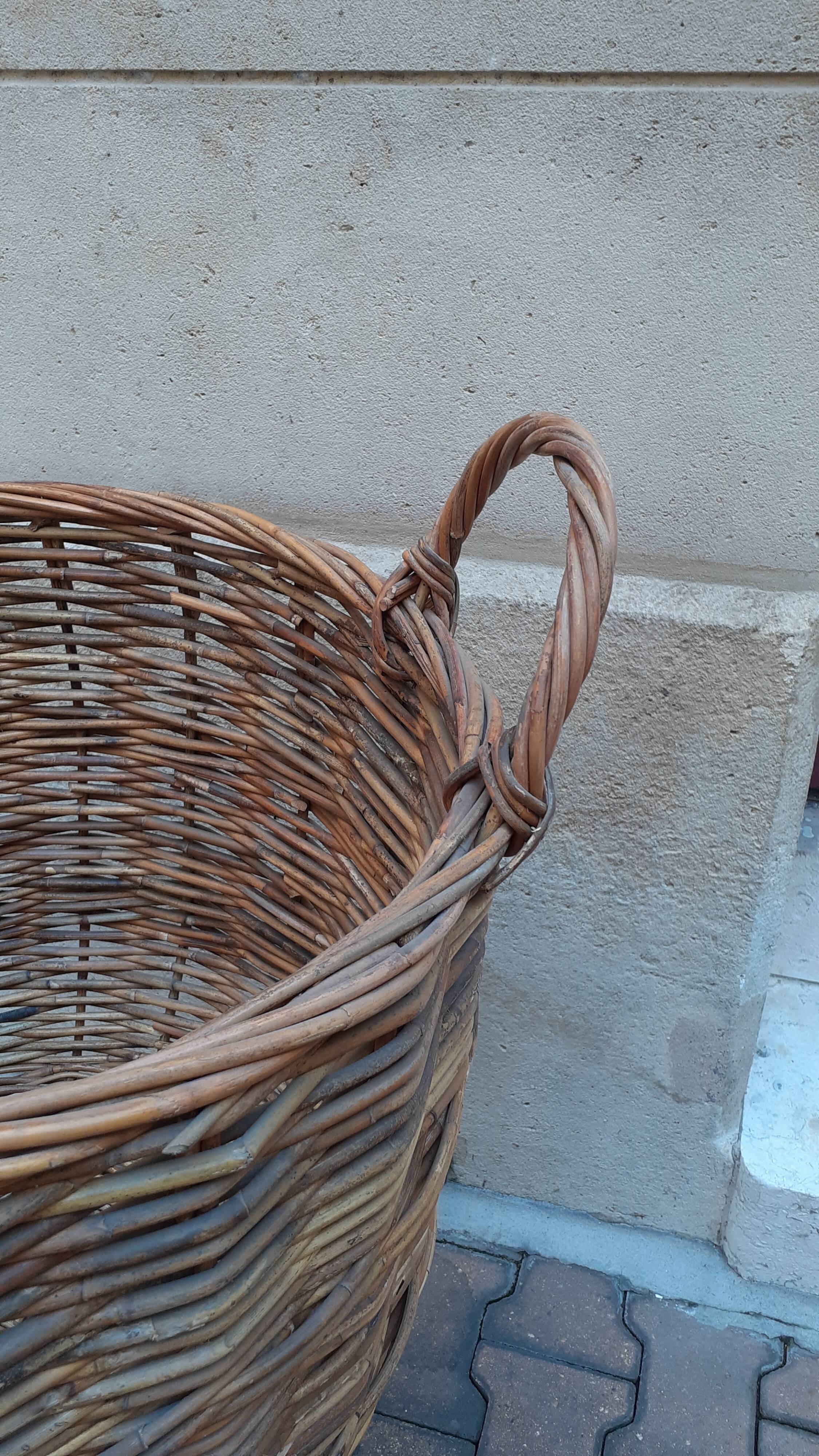 Large wicker basket