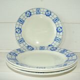 Set of 4 old plates