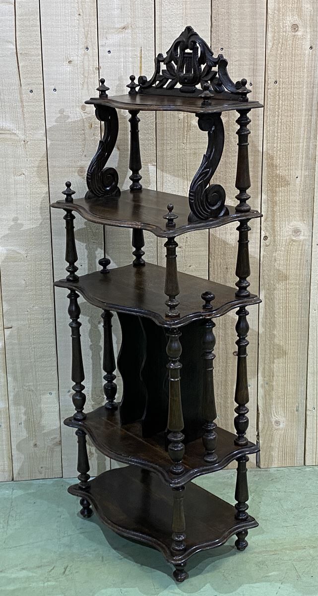 Napoleon III beech music furniture - late 19th century