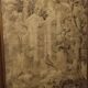 Still life tapestry on stretcher with wooden frame