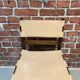 Set of four wooden and leather chairs from Maison Regain