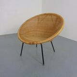 Mid-Century Modern Wicker Chair by Paul McCobb, USA, 1950s
