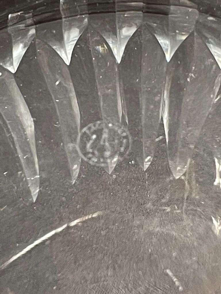 Baccarat - Broc with wide opening - Art Deco