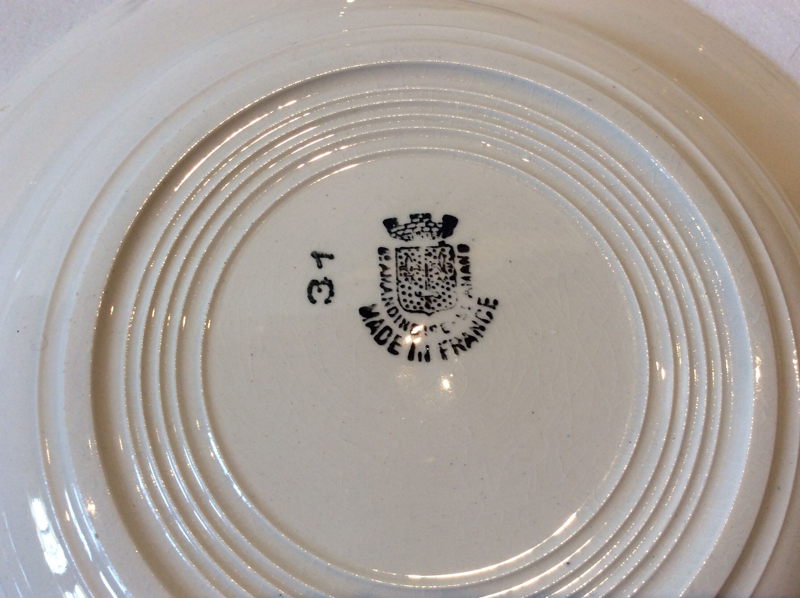 6 Basque soup plates