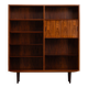 Rosewood library designed by Danish designers with doors by Hundevad & Co, 1960s.