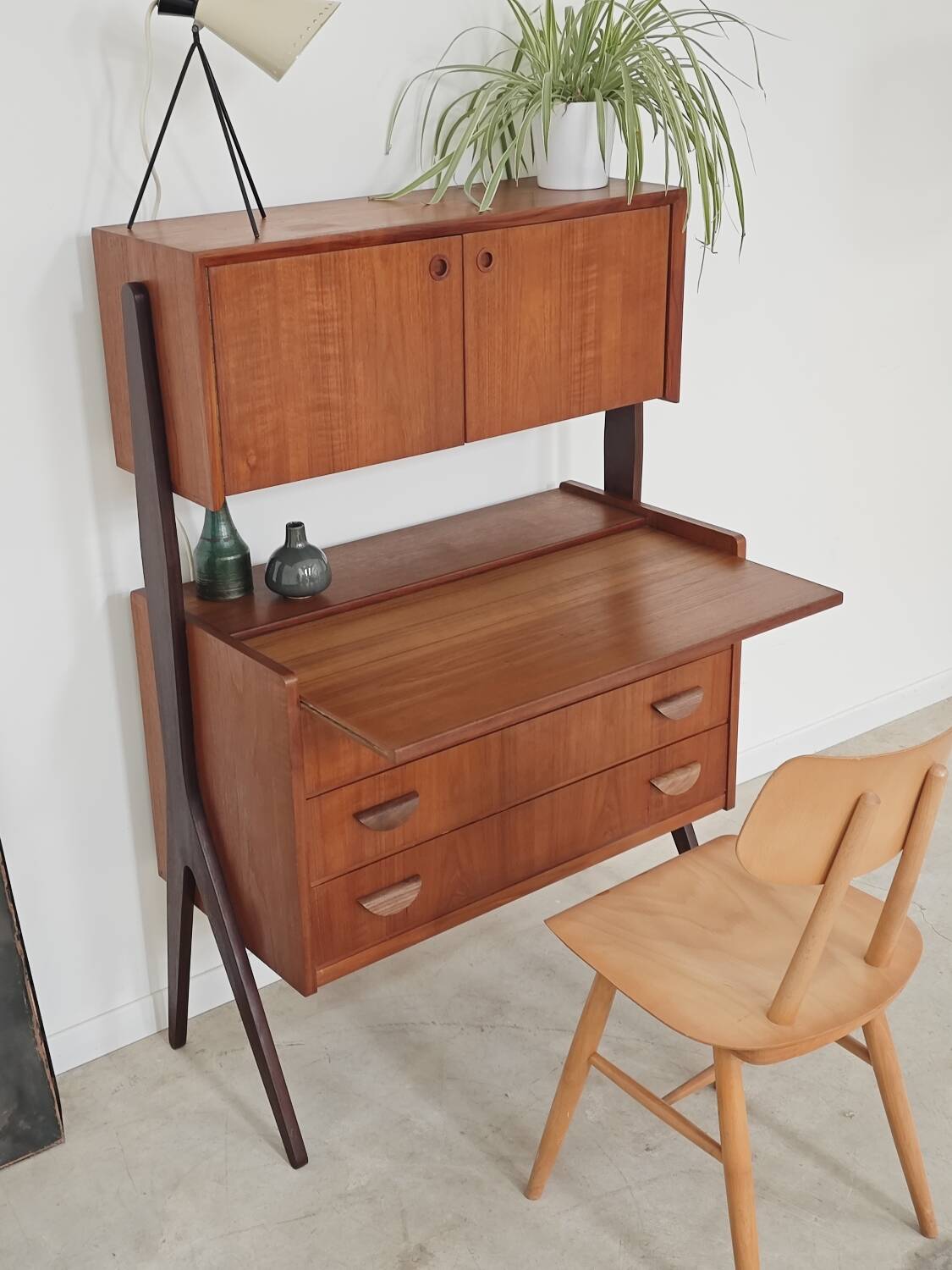 Coiffeuse/Bureau par Poul Volther pour Orum,  Samcom Danemark