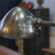 1950s Adjustable Industrial Metal Workshop Floodlight Floor Lamp
